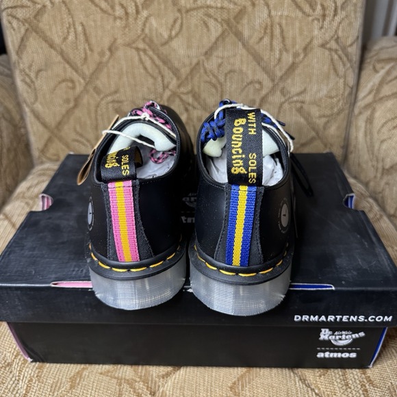 Dr. Martens 1461 Atmos 26928001 Women's 8 Black‎ Oxfords & Lace Ups Casual Shoes - Picture 7 of 10